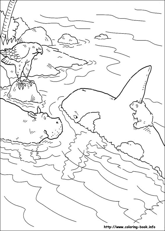 Little Polar Bear coloring picture